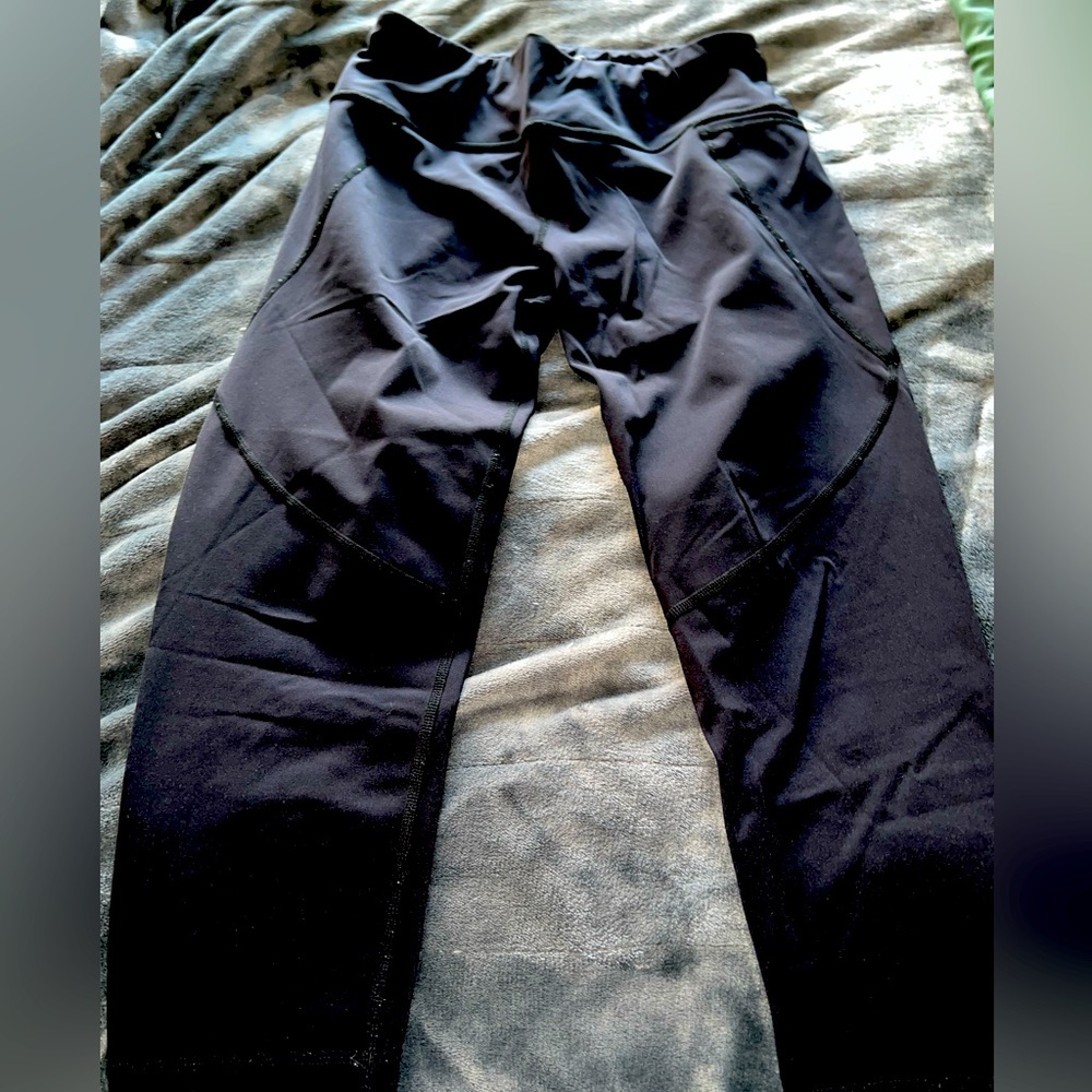 Sweaty Betty Womens Power Black Crop 20” Leggings Sz S